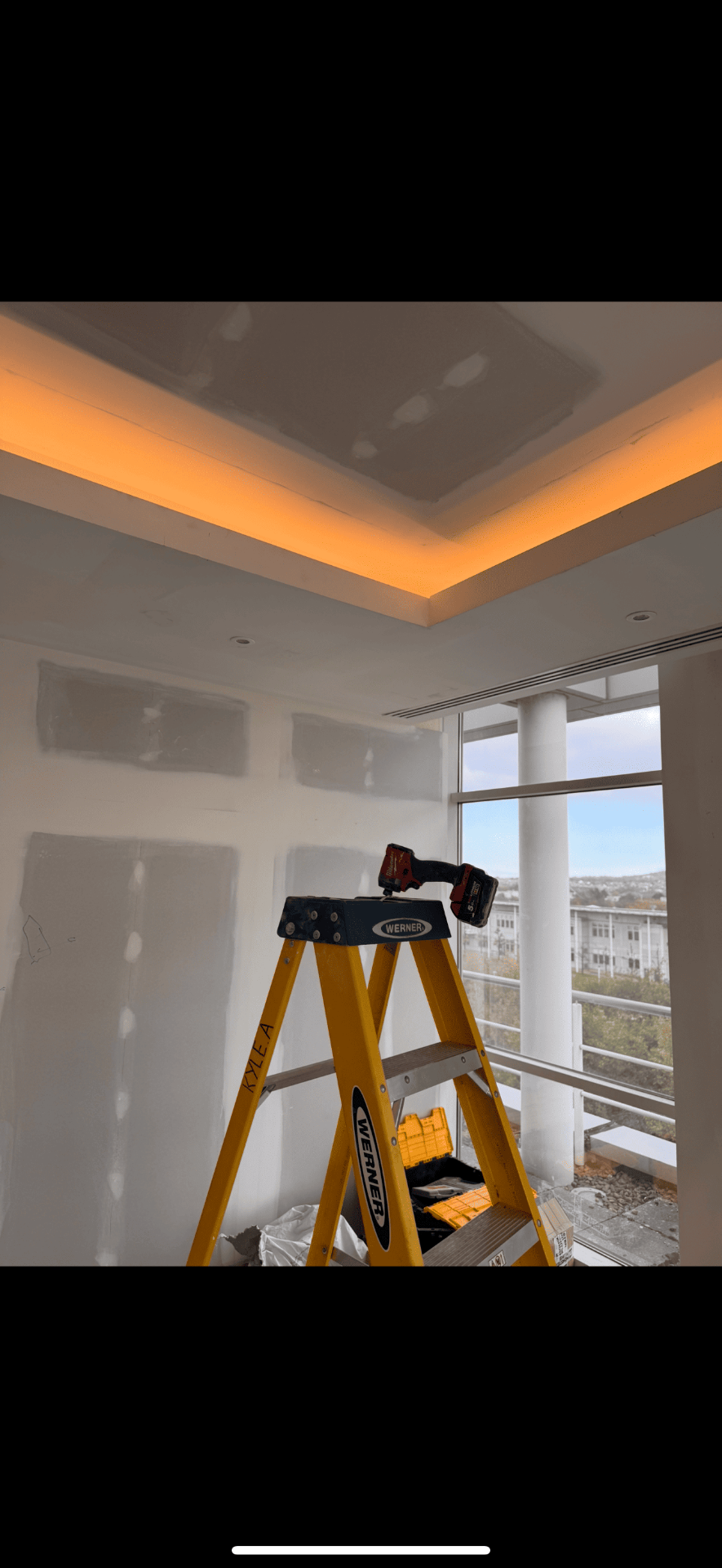 Sparknado past work — Warm LED cove lighting
